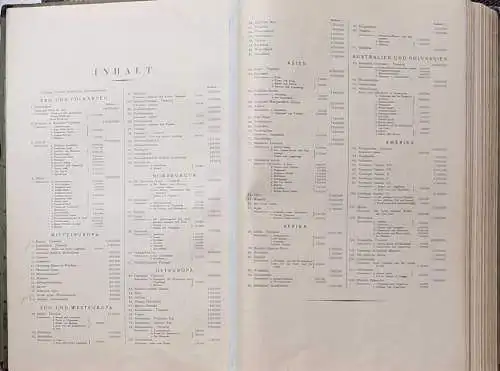 Stieler, Adolf: Stielers Hand-Atlas.  - Hundertjahr-Ausgabe. - (begr. von Adolf Stieler. Bearb. unter der Leitung von Hermann Habenicht). 