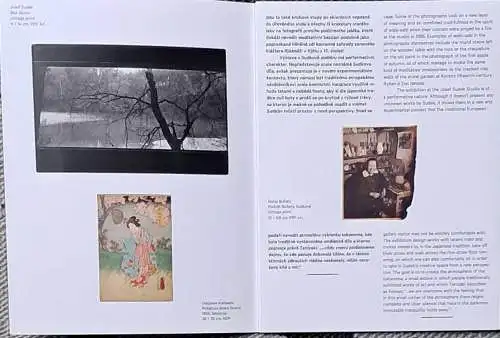 Sudek, Josef: Mistr Zenu: Chvála Stinu.  -- Zen Master: In Praise of Shadows. (Exhibition catalogue 30. 6. - 23. 8. 20239. 