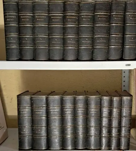 Krause, H. und Hermann J. Meyer [Hrsg]: Meyers Neues Conversations Lexikon für alle Stände.   15 Bände   + 3 Ergänzungbände  KOMPLETT.. 