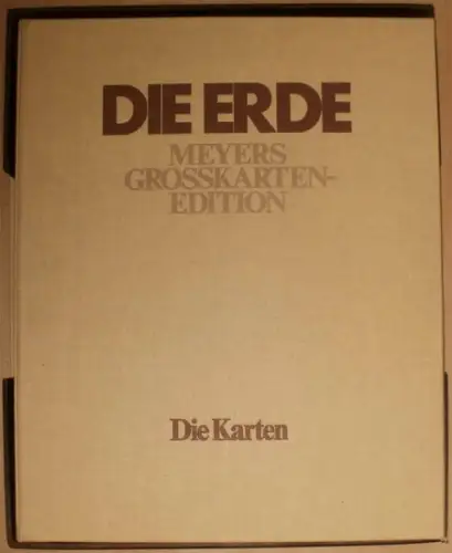 Hanle, Adolf (Hrsg.): Die Erde  - Meyers Grosskarten Edition. 