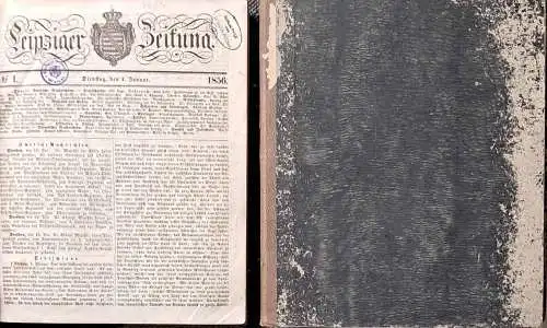 Leipziger Zeitung Jahrgang 1856. -- 1., 2. 3. Quartal. (No. 1 - 233). 