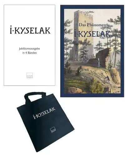 Gofriller, Gabriele: i-Kyselak : Band 1: Niederösterreich, Steiermark, Slowenien, Kärnten : Jubiläumsausgabe in 4 Bänden und "Das Phänomen I.Kyselak" als Paket in der Stofftasche. Gabriele Gofriller. 