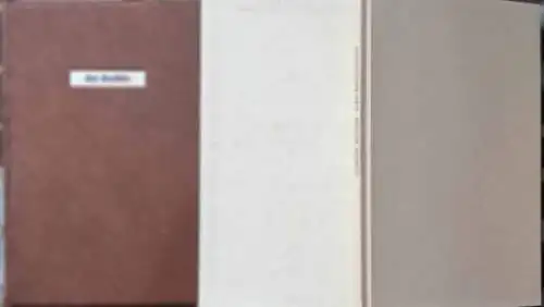 Boner, Ulrich: Der Edelstein. - Faksimile der ersten Druckausgabe Bamberg 1461. [16. 1 Eth. 2° der Herzog August Bibliothek Wolfenbüttel.] Mit Einleitung von Doris Fouquet. Band 1: Textband. - Band 2: Faksimileband. 