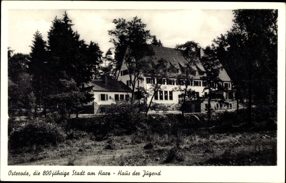 Ak Osterode In Niedersachsen Blick Zum Haus Der Jugend Nr 911939