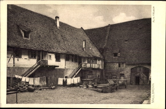 Ak Maulbronn im Enzkreis Baden Württemberg, Blick auf alte