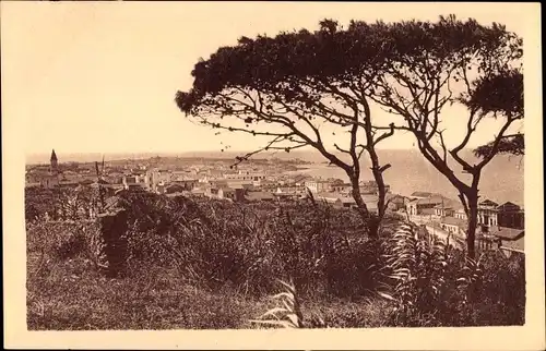 Ak Constantine Algerien, La vue générale, Panoramablick auf den Ort