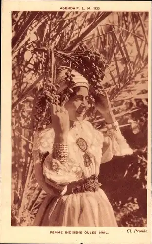 Ak Femme Indigene Ouled Nail, Frau, Maghreb