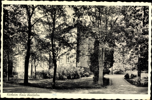 Ak Weilmunster Im Taunus Kurheim Haus Westfalen Seitenansicht Nr