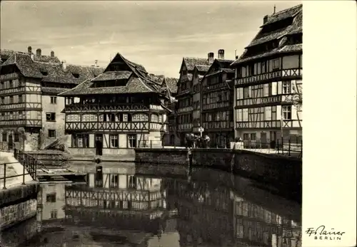 Ak Straßburg Elsaß Bas Rhin, Friedrich Franz Bauer, Pflanzbad