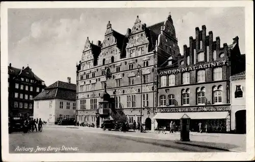 Ak Ålborg Aalborg Dänemark, Jens Bangs Stenhus, Gebäude, Platz