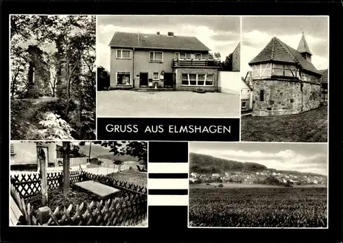 Ak Elmshagen Schauenburg in Nordhessen, Gastwirtschaft E. Henkelmann
