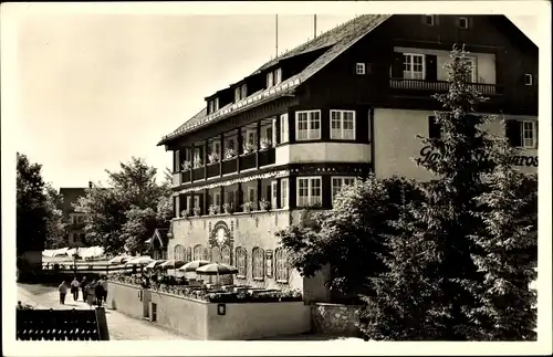 Ak Bayrischzell im Mangfallgebirge Oberbayern, Hotel Alpenrose