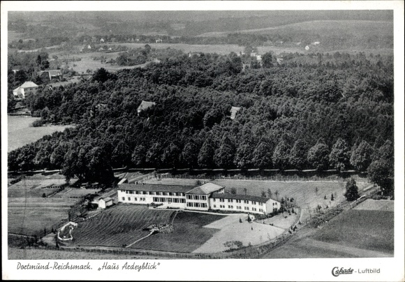 Ak Dortmund Im Ruhrgebiet Fliegeraufnahme Haus Ardeyblick
