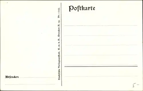 Künstler Ak Generalfeldmarschall Paul von Hindenburg, Weiter vorwärts mit Gott, Zitat, I. WK