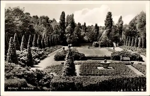 Ak Bochum im Ruhrgebiet, Blick auf den Stadtpark