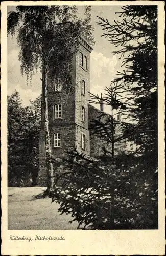 Ak Bischofswerda im Kreis Bautzen, Blick auf den Butterberg, Berggasthaus, Richard Müller