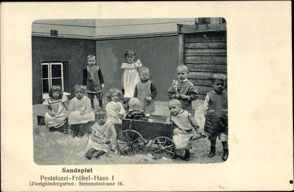 Ak Berlin Schoneberg Pestalozzi Frobel Haus Zweigkindergarten