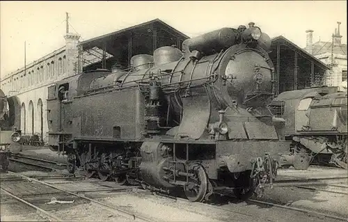 Ak Französische Eisenbahn, Locomotives du PO, Machine tender No. 5476