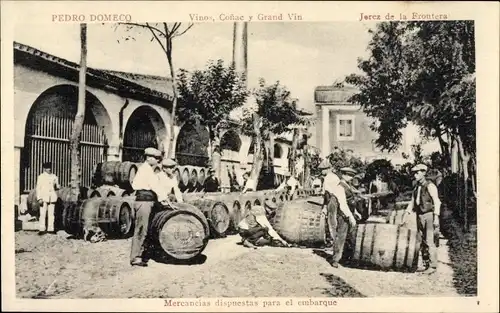 Ak Jerez de la Frontera Andalusien Spanien, Pedro Domeco, Vinos, Conac y Grand Vin, Mercancias