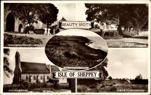 Ak Isle of Sheppey South East England, Minster Church, Abbey Gate, Warden Road, Leysdown Church