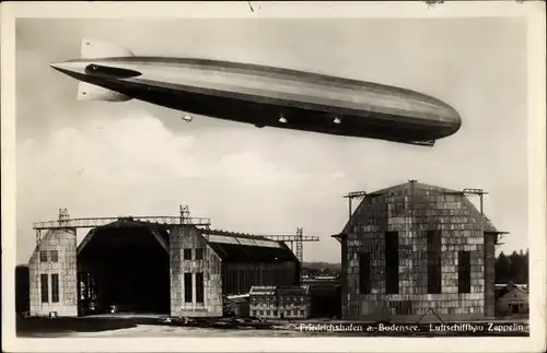 Ak Friedrichshafen Bodensee, Luftschiffbau Zeppelin, LZ 127, Graf Zeppelin