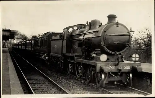 Foto Ak Britische Eisenbahn, Dampflok, Steam Locomotive,Continental Boat Express,Nr 511,Photo Salmon