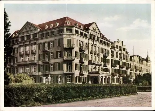 Ak Františkovy Lázně Franzensbad Reg. Karlsbad, Hotel Königsvilla