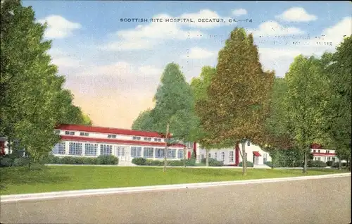Ak Decatur Georgia USA, View of the Scottish Rite Hospital