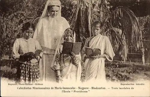 Ak Catéchistes Missionnaires de Marie Immaculée, Nagpore Hindoustan, Ecole Providence