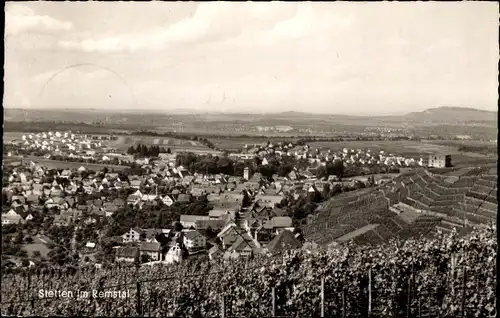 Ak Stetten am kalten Markt im Kreis Sigmaringen, Stadtpanorama