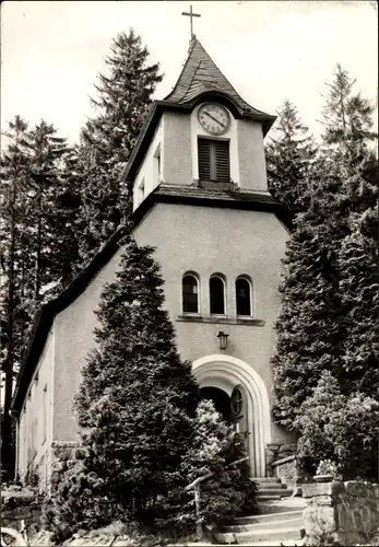 Ak Oberbärenburg Bärenburg Altenberg im Erzgebirge, Blick auf die Waldkapelle