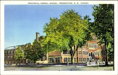 Ak Fredericton New Brunswick Kanada, View of the Provincial Normal School