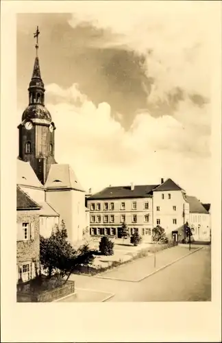 Ak Bad Lausick in Sachsen, Straße der Einheit