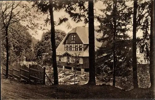 Ak Linda Brand Erbisdorf im Kreis Mittelsachsen, Blick auf die Schrödermühle