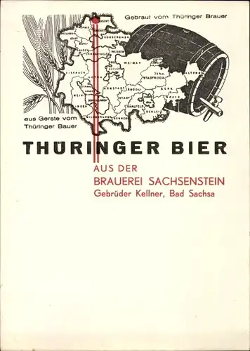 Ak Bad Langensalza im Thüringer Becken, Thüringer Bier, Brauerei Emil Müller