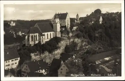 Ak Haigerloch im Zollernalbkreis, Blick zum Schloss mit Umgebung