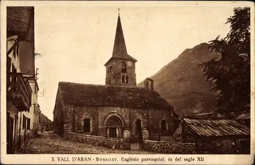 Ak Bossost Vall D'Aran Katalonien, Esglesia parroquial, Kirche