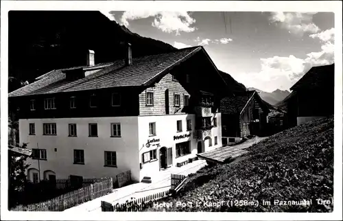 Ak Kappl Paznauntal Tirol, Hotel Post, Außenansicht