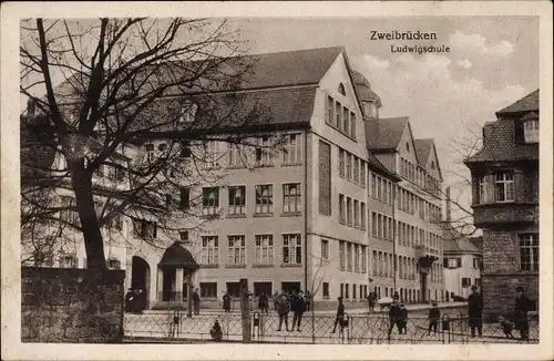 Ak Zweibrücken in Rheinland Pfalz, Ludwigschule