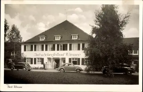 Ak Bad Wiessee im Kreis Miesbach Oberbayern, Jod- und Schwefelbad Wiesser