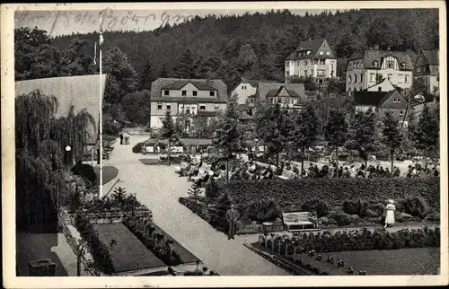 Ak Oberschlema Bad Schlema im Erzgebirge Sachsen, Blick zum Konzertplatz