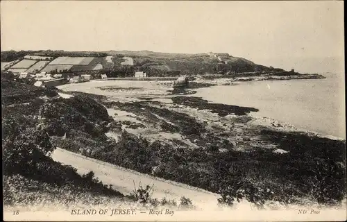 Ak Jersey Kanalinseln, Rozel Bay, Blick auf die Bucht