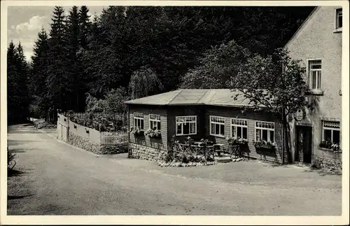 Ak Schindelbach Großrückerswalde im Erzgebirge, Ausflugslokal Schindelbachmühle, Bes. Kurt Keinert