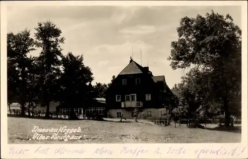 Foto Ak Nassau Frauenstein im Erzgebirge, Ansicht vom Forsthaus