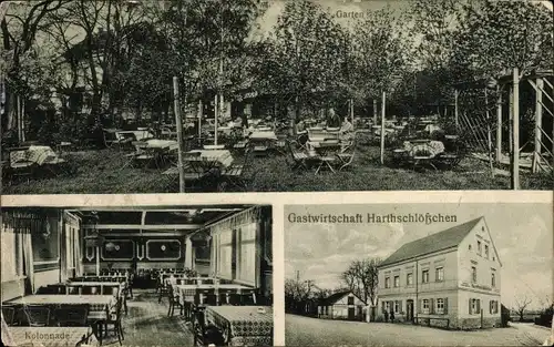 Ak Zwenkau in Sachsen, Harthschlösschen, Bes. Paul Lippmann