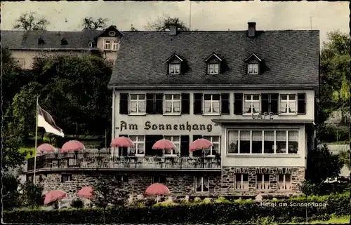 Ak Espenschied Lorch im Rheingau Taunus Kreis Hessen, Hotel am Sonnenhang, Bes. F. Befard