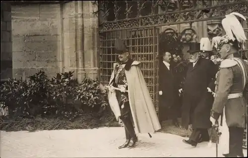 Ak Bern Stadt Schweiz, Kaiser Wilhelm II., Staatsbesuch 1912, Ludwig Forrer 