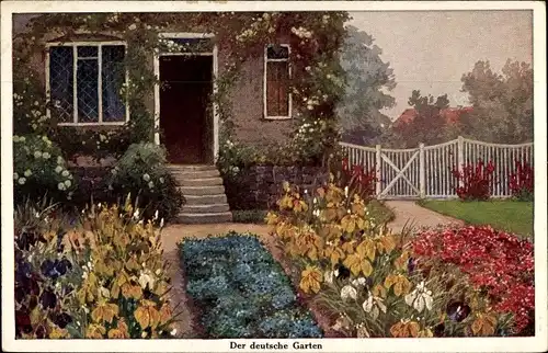 Künstler Ak Mein Gartenhaus, Wohlgemuth & Lissner, 1008