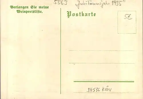 Künstler Ak Cröv Kröv an der Mosel, Reichsschenke zum Ritter Götz, Inh. Matthie Junglen, Jungle Deck