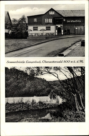 AK / Ansichtskarte Langenbach Kirburg Hotel Cafe Pension Zum